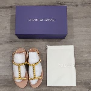 New Stuart Weitzman Jelrose sandals in ballet pink